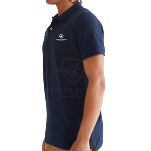 Polo homme manches courtes été, coton haute qualité, logo personnalisé, vêtement décontracté à vendre - Product Image 3