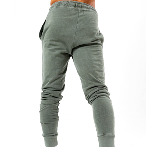 Ensemble de survêtement 2 pièces pour homme en molleton de coton délavé à l'acide, style vintage streetwear, personnalisable OEM, vente en gros directe usine - Product Image 4