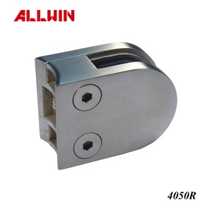 High Quality 304 316 Stainless Steel Pipe Clamp Fair Priced Radius Base Glass Clamp Handrail Railing Clip INCH Metric - Product Image 2