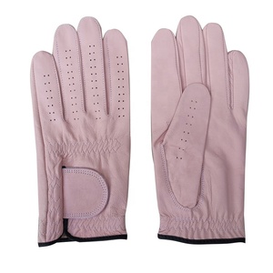 Gants de golf pour homme en cuir de cabretta de mouton blanc de qualité supérieure, respirants, avec logo personnalisé, en cuir souple, vente en gros - Product Image 4