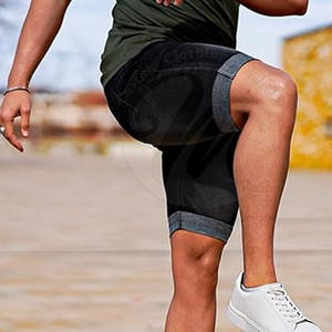 Shorts en jean pour hommes de haute qualité fabriqués au Pakistan, vente chaude, shorts en jean personnalisés pour hommes, shorts en jean slim pour le fitness - Product Image 6
