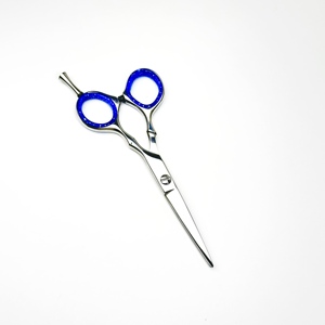 Ciseaux professionnels GMJ-01 en acier inoxydable, 5,5 pouces, motif léopard jaune, nouvelle conception tendance, pour coiffeur, gaucher, à dents plates et affûtées - Product Image 2