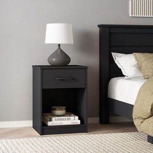 Comodino Ardent con 1 cassetto in rovere nero (confezione da 2) - Product Image 4