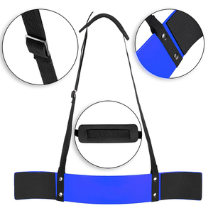 Customized Arm Blaster Logo Sports 4 Inch Width Gym Fitness Arm Blaster Rubber Bicep <b>Trainer</b> for <b>Weight</b> Lifting Equipment - Product Image 3