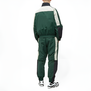 Ensemble coupe-vent toutes saisons respirant et écologique en nylon et polyester, veste et pantalon avec cordon de serrage pour la course à pied - Product Image 3