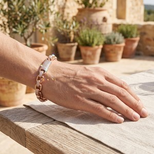 Premium Rose Gold Iced Out Cuban Link <b>Bracelet</b> with Premium Cubic Zirconia Hip Hop Bling Designer Jewelry Gift for Him Her Style - Product Image 6