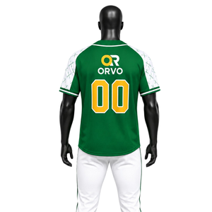 Conjunto de Uniforme de Béisbol Personalizado, Jersey y Pantalones Transpirables de Secado Rápido, 100% Poliéster Sublimado, Ropa Deportiva, Servicio OEM - Product Image 2