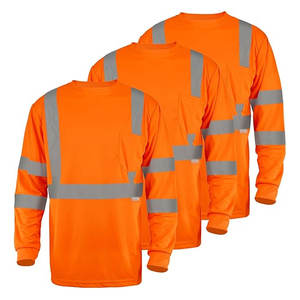Camisa de Trabajo Reflectante de Alta Visibilidad, Impermeable, con Mangas Largas - Product Image 1