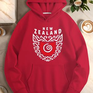 Sudaderas con Capucha de Punto Casual para Mujer, Diseño Inspirado en los Maoríes de Nueva Zelanda - Product Image 4