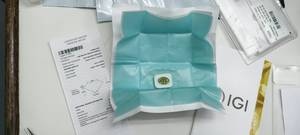 เครื่องประดับซิสมา เพชรแล็บสีเขียวสดใสแฟนซี 10 กะรัต |   พลอยหลวม VVS2 รับรองโดย IGI |   เพชรทรงรี - Product Image 6