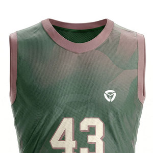 Basketball Uniform For <b>Athletes</b> Durable Material Comfortable Fit Suitable Basketball Uniform For Competitive Matches - Product Image 5