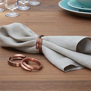 Sleek Metal Napkin Ring Designed For Minimal <b>Table</b> Decor With Clean Lines And Premium Metal Texture - Product Image 1