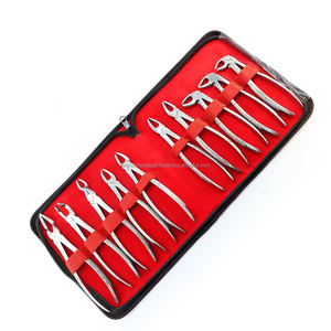 Dental forceps for adult tooth extracting forceps Set dental instruments set of 10 pieces <b>suit</b> for adult teeth forceps dental - Product Image 2