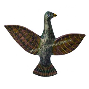 Aluminio Flying Piegon estatua montaje en pared colgante Metal pared arte decoración Piegon para interior exterior hogar dormitorio sala de estar - Product Image 1
