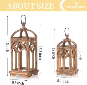 Portavelas Decorativo de Madera con Marca Privada para Sala de Estar, Bodas, Fiestas y Decoración Festiva - Product Image 2