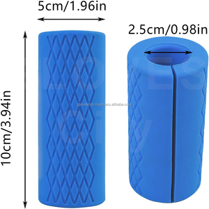 Factory Fitness Training <b>Weight</b> Lifting Heavy Duty Non-slip Thick Silicone Natural Rubber PVC Barbell Grip Pain Relief - Product Image 3