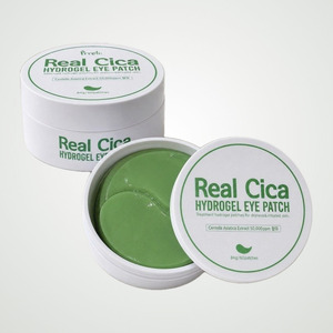 แผ่นมาส์กใต้ตา Prreti Korean Real Cica Hydrogel Eye Patches 60 ชิ้น ผลิตในเกาหลี แผ่นสีขาว เซนเทลล่า - Product Image 5