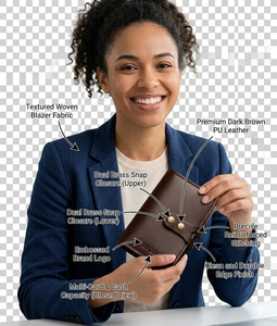 High-quality PU Material Large-capacity Business & Credit <b>Card</b> Holder with Multiple <b>Card</b> Slots and Ultra-thin Design by Minibook - Product Image 3