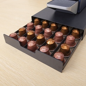 Organisateur moderne en métal pour tasses K <span class=keywords><strong>Dolce</strong></span> <span class=keywords><strong>Gusto</strong></span> Nespresso Porte-45 <span class=keywords><strong>capsules</strong></span> Porte-dosettes de café <span class=keywords><strong>Tiroir</strong></span> de rangement - Product Image 5
