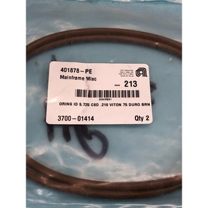 4 AMAT 3700-01414 Oring ID 5.725 CSD .210 75 DURO - Equipo y Piezas de Semiconductores de Confianza de Marca Global - Product Image 3