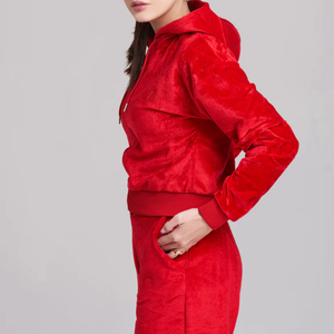 Ensemble de survêtement réversible coupe régulière unisexe grande taille coupe-vent respirant pour l'hiver – Haut long et pantalon de jogging pour la course et les loisirs - Product Image 4