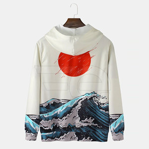 Sudaderas con capucha sublimadas para hombre, directamente de fábrica, sudaderas con capucha lisas para impresión personalizada, sudaderas con capucha sublimadas para entrenamiento. - Product Image 2