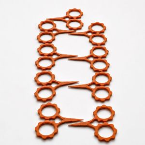 กรรไกรตัดดอกไม้แบบปลายทู่  ด้ามจับพลาสติก  ใบมีดสแตนเลส - Product Image 1