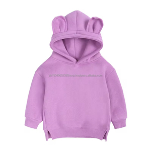 <b>Personalised</b> Embroidery Children Bear Hoodie <b>Gifts</b> for <b>Kids</b> Clothing Unisex <b>Kids</b> Logo Customised Pullover Crop Hoodies - Product Image 6