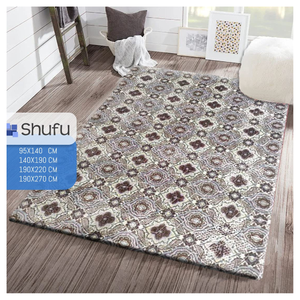 Embossed Shufu Modern <b>Carpet</b> Medium Pile High Density <b>Foam</b> Non-Slip Anti-Allergic Flannel Vacuum Cleaning for Maximum Comfort - Product Image 1