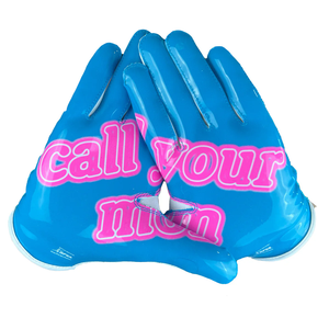 Gants de football américain 7v7 en néoprène et gel de silicone, doigts entiers, haute qualité, personnalisables, durables, antidérapants, pour jeunes - Product Image 1