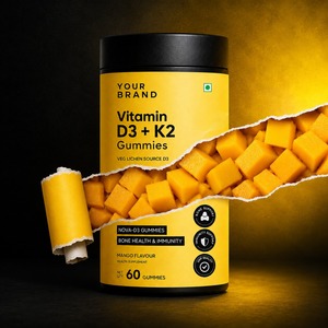 Gomitas de vitamina D3 más K2 de marca privada OEM para el apoyo óseo e inmunológico - Product Image 5