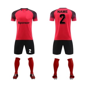 GAF Custom Thailand <b>Soccer</b> Team Jersey Blank 100% Polyester Breathable Plus Size Quick Dry Men's Crew Neck Summer 3D Embroidery - Product Image 6
