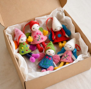 Jouets en feutre de laine faits à la main, petits, sur le thème des animaux et de la nature, poupées de fée pour les jeux d'imitation des enfants et la décoration de la chambre d'enfant - Product Image 4