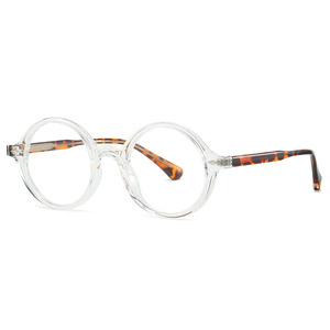 28019 Gafas de Moda de Alta Calidad, Clásicas, Retro, con Marco Redondo TR90 para Mujer y Hombre, Multicolor, Anti Luz Azul, Monturas Ópticas - Product Image 5