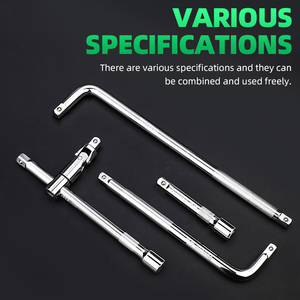 Kustom profesional Chrome Vanadium alat tangan <span class=keywords><strong>3</strong></span>/8 "soket kunci ekstensi Bar Set l-jenis lengan ekstensi untuk memperbaiki - Product Image 5