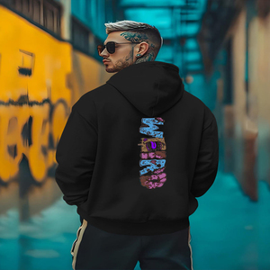 Sudaderas con Capucha Premium Personalizadas con Lavado Ácido y Frente Sólido |   Suéter de Algodón de Alta Calidad de 300g |   Fabricante de Etiqueta Privada OEM ODM de Secado Rápido - Product Image 1