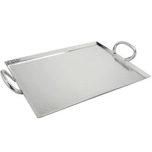Plateau de service moderne en métal, style contemporain, vaisselle durable pour la restauration, l'hôtellerie, les restaurants, les banquets et les célébrations - Product Image 6