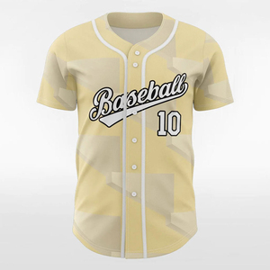 Maillots de baseball personnalisés en polyester et coton, respirants, antibactériens, à séchage rapide, 180g, avec boutons, grandes tailles, vente en gros - Product Image 6