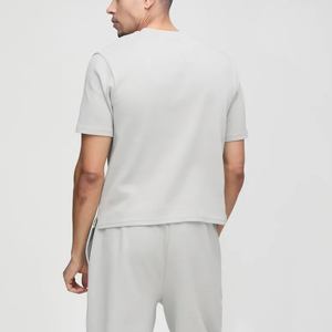 Camiseta de Cuello Redondo de Alta Calidad, Estilo 2026, con Logotipo Impreso en Serigrafía Personalizada, Color Ecológico, Transpirable, Corte Cuadrado, 100% Algodón - Product Image 4