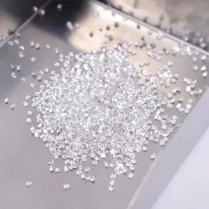 近战尺寸宽松钻石圆形明亮切割实验室生长钻石DEF彩色VVS透明抛光钻石用于珠宝用途