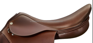 Selle anglaise en cuir professionnelle pour l'équitation, durable et légère, pour le saut d'obstacles, l'entraînement et le dressage - Product Image 5