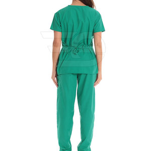 Conjunto de Uniformes Médicos para Hombre, Profesionales de Hospital, Cómodos, Ligeros, Duraderos, 100% Algodón Tejido, Ropa de Trabajo para el Sector Salud - Product Image 2