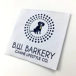 Étiquettes tissées personnalisées en coton biologique haute densité pour vêtements, avec logo privé, en satin, pour 2026 - Product Image 4