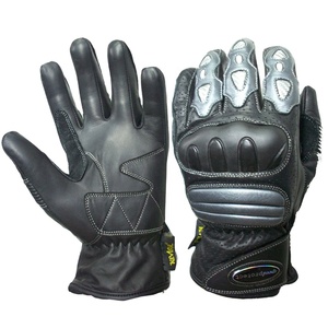 Gants de moto en cuir de haute qualité, nouveau style, respirants, imperméables, fermeture auto-agrippante, unisexe, USA 2026 - Product Image 1