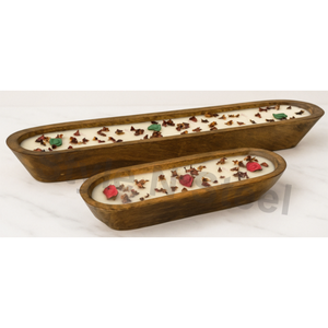 Bougie en forme de bateau en bois, bougies chauffe-plat parfumées pour Noël, Pâques, anniversaire, Saint-Valentin, Diwali, bars, fêtes - Product Image 4