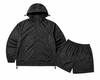 Ensemble veste coupe-vent et short en nylon premium pour homme, léger, séchage rapide, vêtements de sport d'extérieur, coupe contemporaine, personnalisable