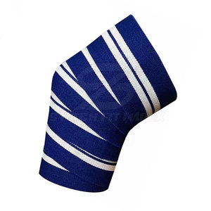 Fitness Knee <b>Wraps</b> for Gym Workout Support for Squats Strong <b>Stretch</b> Material Comfortable and Durable Use - Product Image 2