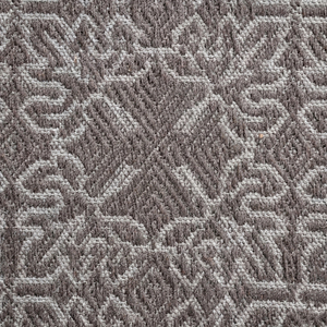 Tapis DECORDEC en laine tufté à la main, antidérapant, écologique, avec des rayures horizontales ton sur ton et des franges blanches, pour hôtel et usage domestique - Product Image 4