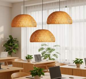 Pantalla de Lámpara Colgante de Bambú Minimalista Moderna, Tejida Naturalmente, para Decoración del Hogar, Venta al por Mayor, Fabricada por KingCraftViet - Product Image 2