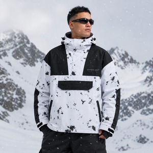 Veste de snowboard haut de gamme, vêtements d'extérieur d'hiver, veste de snowboard conçue avec un tissu résistant au vent, construction hydrofuge, confort - Product Image 3